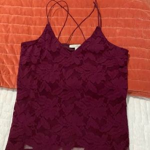 Express tank, large, maroon